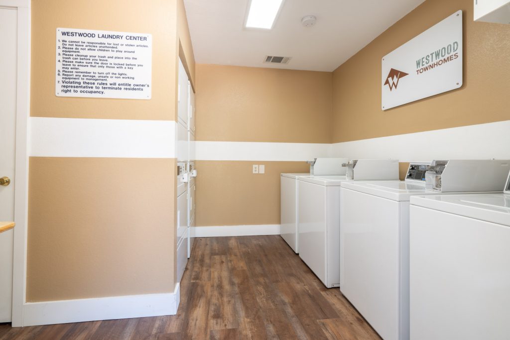 Westwood Town Homes Laundry Room Wolf Property Management